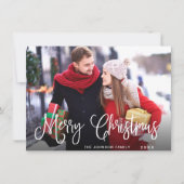 Moderne Prettige feestdagen kerstgroet Kaart (Voorkant)