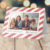 Moderne Prettige Feestdagen Kerstmis Familie Foto