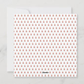 Moderne Prettige feestdagen Roos Gold Wreatfoto Feestdagenkaart (Achterkant)