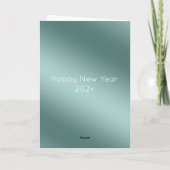 Moderne prettige feestdagen sneeuwvlokbedrijf (Achterkant)