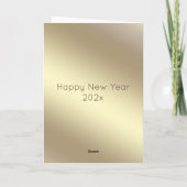 Moderne prettige feestdagen Snowflake Corporate Ho (Achterkant)