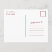 Moderne prettige feestdagen verhuizing aankondigin (Achterkant)