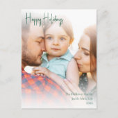 Moderne Prettige feestdagen Verticale foto van gro (Voorkant)