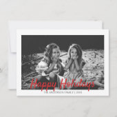 Moderne Prettige feestdagen voor Kerstmis Feestdagenkaart (Voorkant)