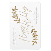 Moderne Prettige feestdagen zakelijke feestdag Magneet (Verticaal)