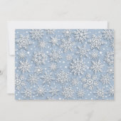 Moderne prettige kerstfotografie feestdagenkaart (Achterkant)