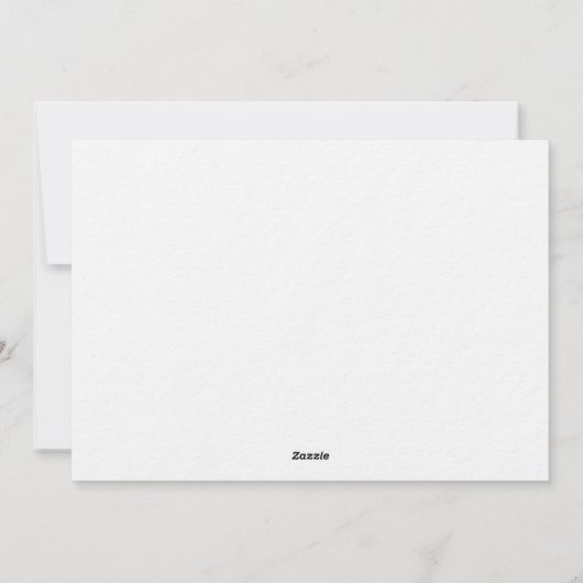 Moderne prettige kersthanddruk Aangepaste foto Feestdagenkaart (Achterkant)