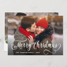 Moderne prettige kerstmis 2-fotografie