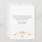 Moderne prettige kerstmis 3 FOTO-groet Feestdagenkaart (Achterkant)