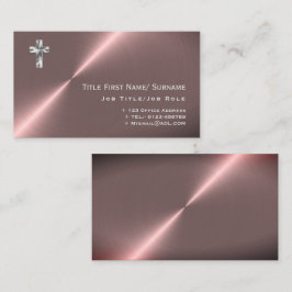 Moderne Priester Pastoor Dominee Diaken Geestelijk Visitekaartje