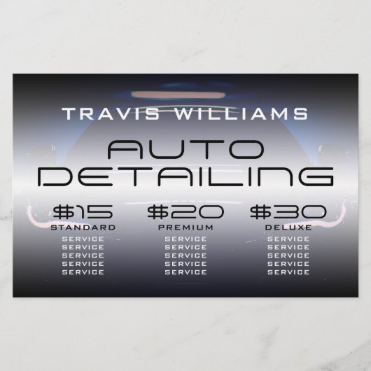 Moderne prijsaanbieding automotive flyer (Voorkant)