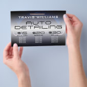 Moderne prijsaanbieding automotive flyer (Hand)