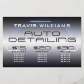 Moderne prijsaanbieding voor autoflyer flyer (Voorkant)