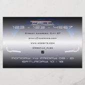 Moderne prijsaanbieding voor autoflyer flyer (Achterkant)