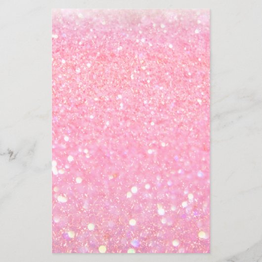 Moderne Prijslijst Roze Glitter Salon  Flyer (Achterkant)