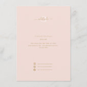 Moderne prijslijst voor bruinkroze bruinkzalf met  menu (Achterkant)