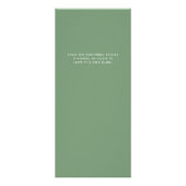 Moderne prijslijstservice voor vulkaangeluid reclamekaart (Achterkant)