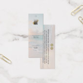 Moderne prijsschommeling met doorsnee Logo Mini Visitekaartjes (Kantoor)