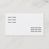 Moderne primaire kleuren visitekaartje (Achterkant)