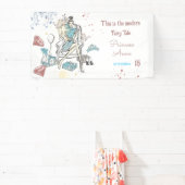 Moderne Prinses Koninklijke Verjaardag Spandoek (Insitu)