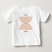 Moderne Print Baby kinderen Wit | T-shirts | (Voorkant)