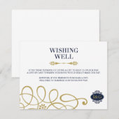 Moderne Print De liefde bruiloft wensen goed Kaart (Voorkant / Achterkant)