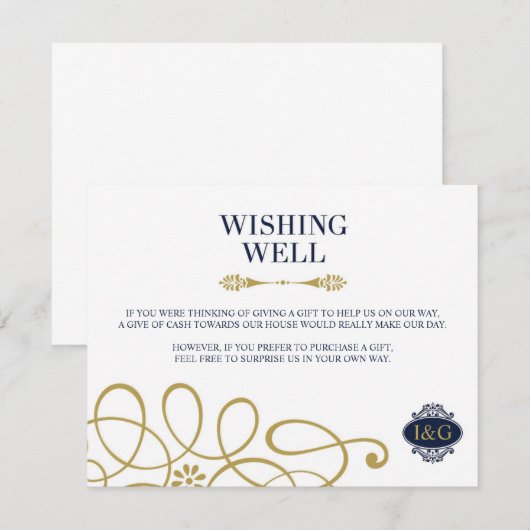 Moderne Print De liefde bruiloft wensen goed Kaart (Voorkant / Achterkant)