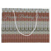 Moderne Print Grote Verjaardag Gift Bag Groot Cadeauzakje (Achterkant)