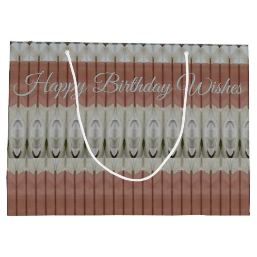 Moderne Print Grote Verjaardag Gift Bag Groot Cadeauzakje (Achterkant)