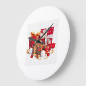 Moderne Print Wall Clock - Perfect voor elke kamer Grote Klok (Hoek)