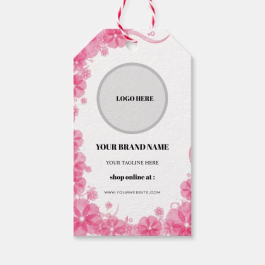 Moderne Printbare Hangtag Cadeaulabel (Voorkant)