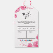 Moderne Printbare Hangtag Cadeaulabel (Achterkant)