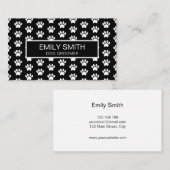 Moderne printer voor zwart-witafdrukken visitekaartje (Voorkant / Achterkant)