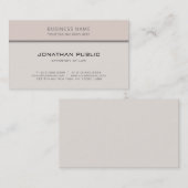 Moderne procureur bij de Kantoor van de advocatuur Visitekaartje (Voorkant / Achterkant)