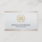 Moderne procureur van de procureur-generaal Gold C Visitekaartje (Voorkant)