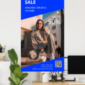 Moderne productfoto in Winkel Zakelijke Promo Poster (Thuiskantoor)