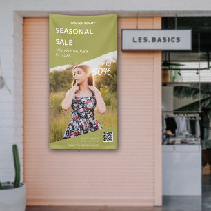 Moderne productfoto in winkelzaken zakelijke marke spandoek