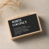 Moderne productverpakking zeep label