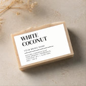 Moderne productverpakking zeep label