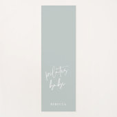 Moderne proefprojecten voor groene kalligrafie yogamat (Voorkant)