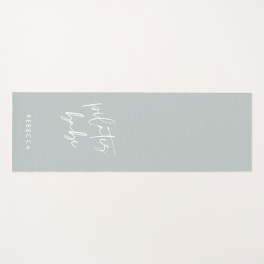 Moderne proefprojecten voor groene kalligrafie yogamat (Voorkant (horizontaal))