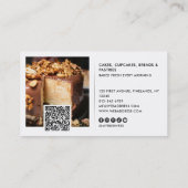 Moderne Professional 2 Foto's QR-code & Sociale me Visitekaartje (Achterkant)