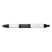 Moderne Professional Company Business Logo White Zwarte Inkt Pen (Voorkant)
