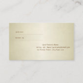 Moderne professional, lips verwijzings Kaart (Achterkant)