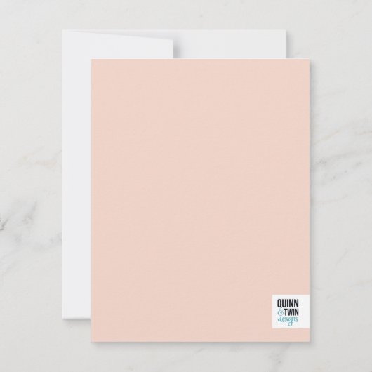 Moderne professional notitiekaartje (Achterkant)