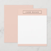 Moderne professional notitiekaartje (Voorkant / Achterkant)