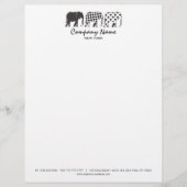 Moderne professional persoonlijk briefhoofd (Voorkant)