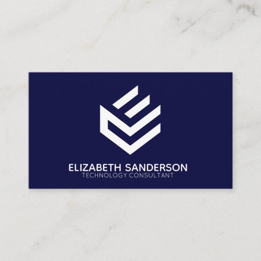 Moderne Professional UW QR-CODE-Visitekaartje Visitekaartje (Voorkant)