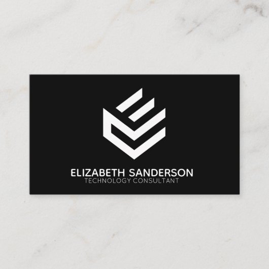 Moderne Professional UW QR-CODE-Visitekaartje Visitekaartje (Voorkant)