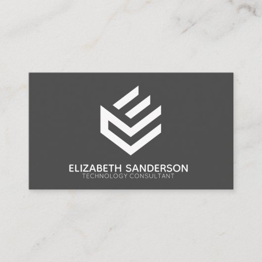 Moderne Professional UW QR-CODE-Visitekaartje Visitekaartje (Voorkant)